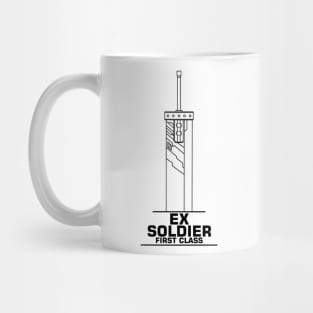 The ex-soldier sword (black) Mug